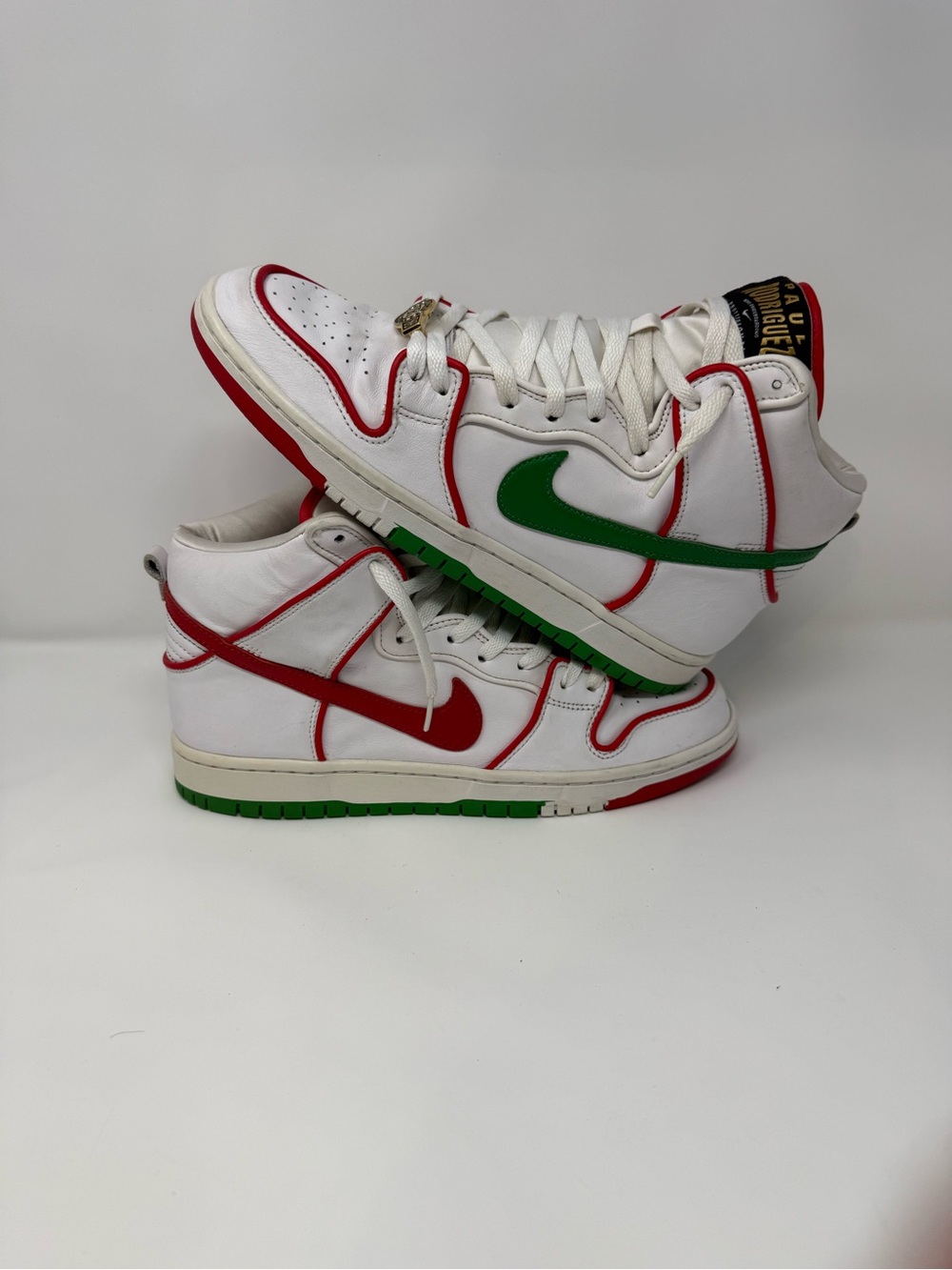 Size 10-Nike SB Dunk High P-Rod Boxing White/University Red CT6680-100